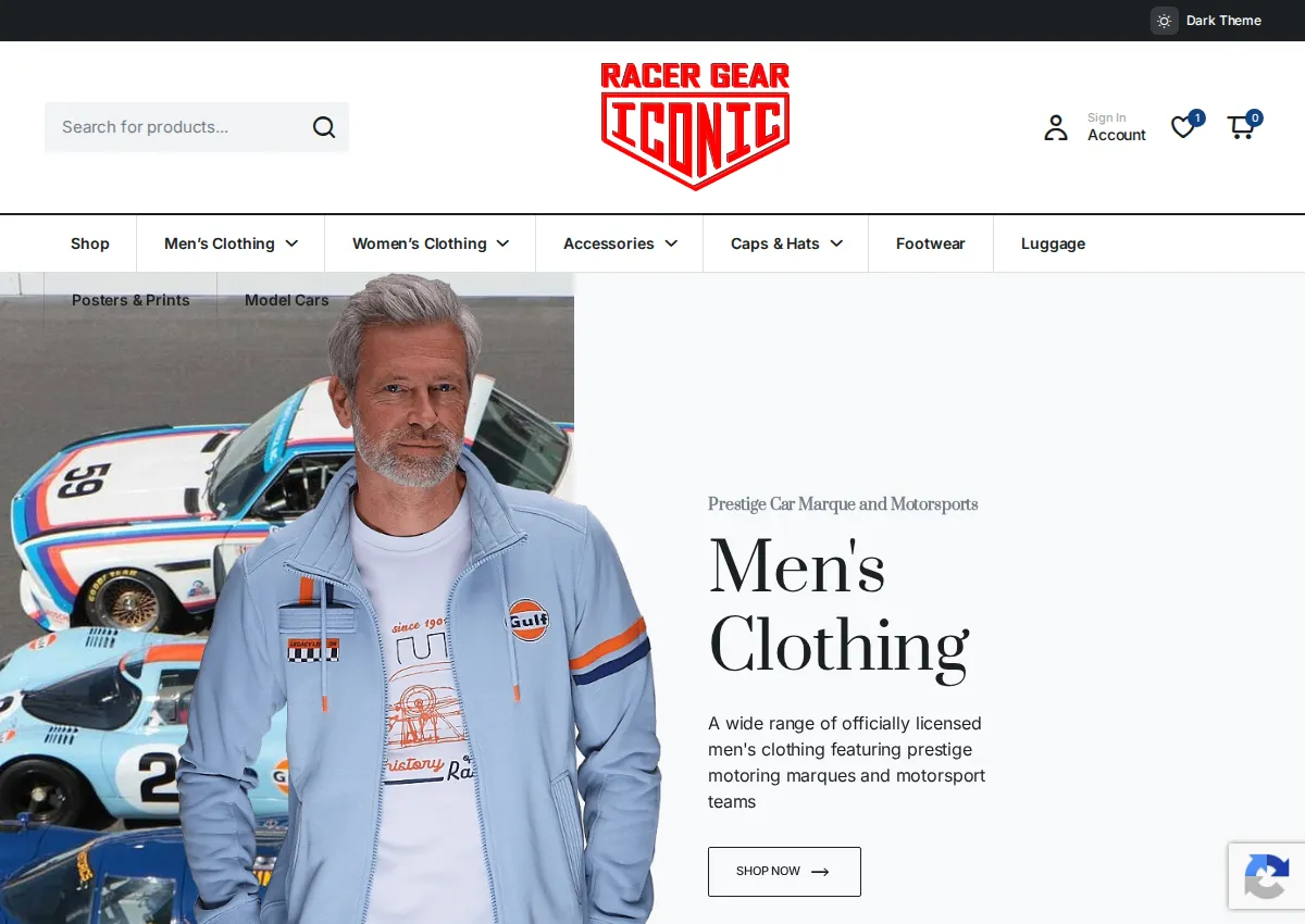 Store homepage