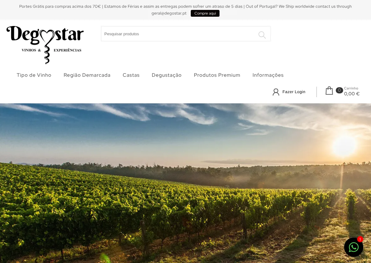 Store homepage