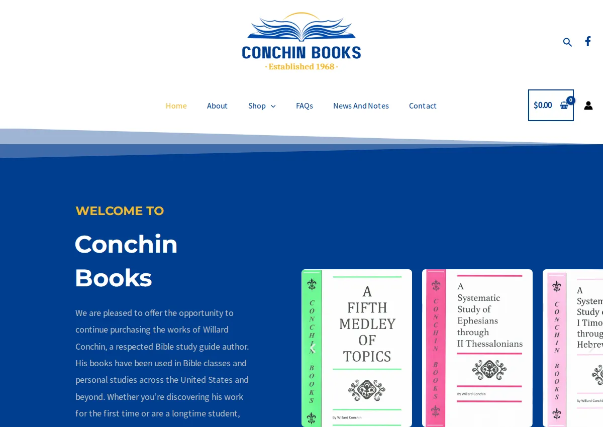 Store homepage