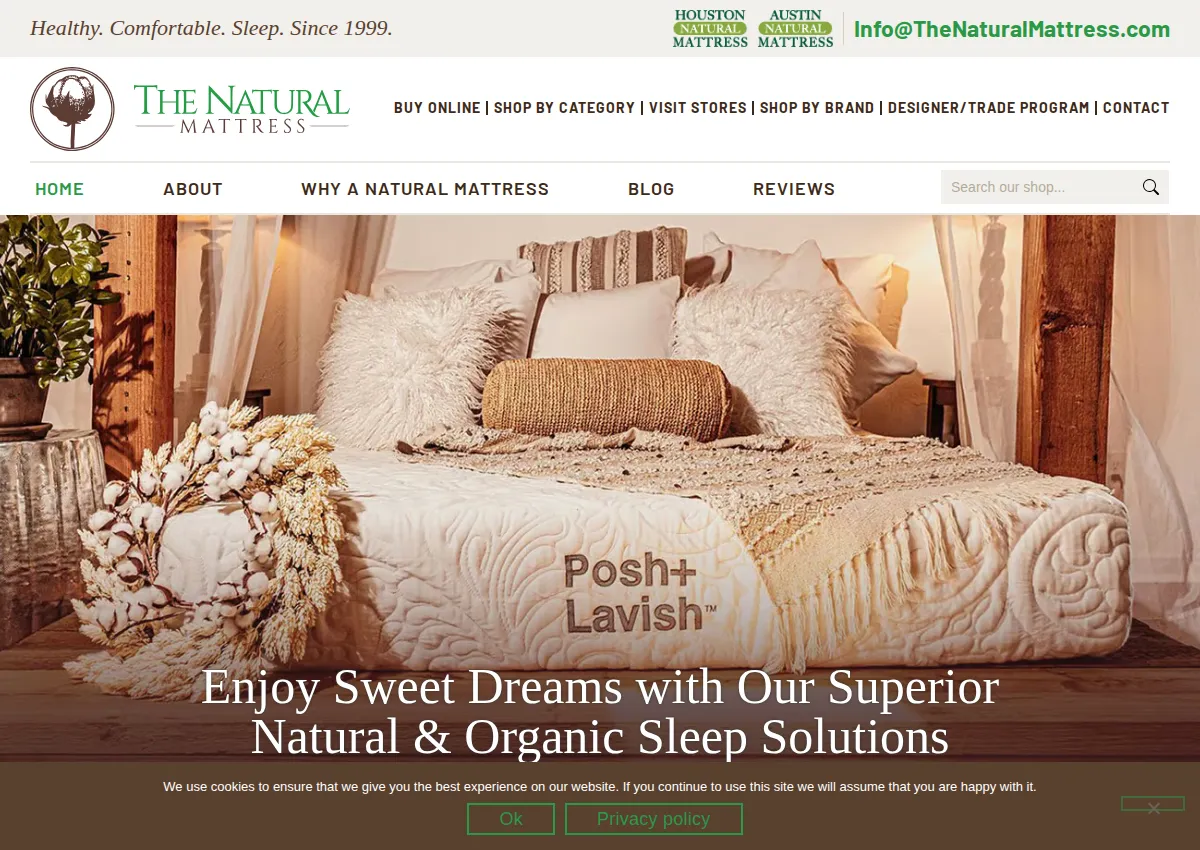 Store homepage