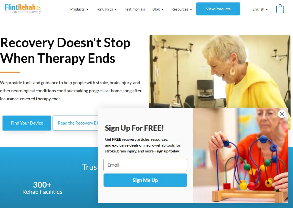 Store homepage