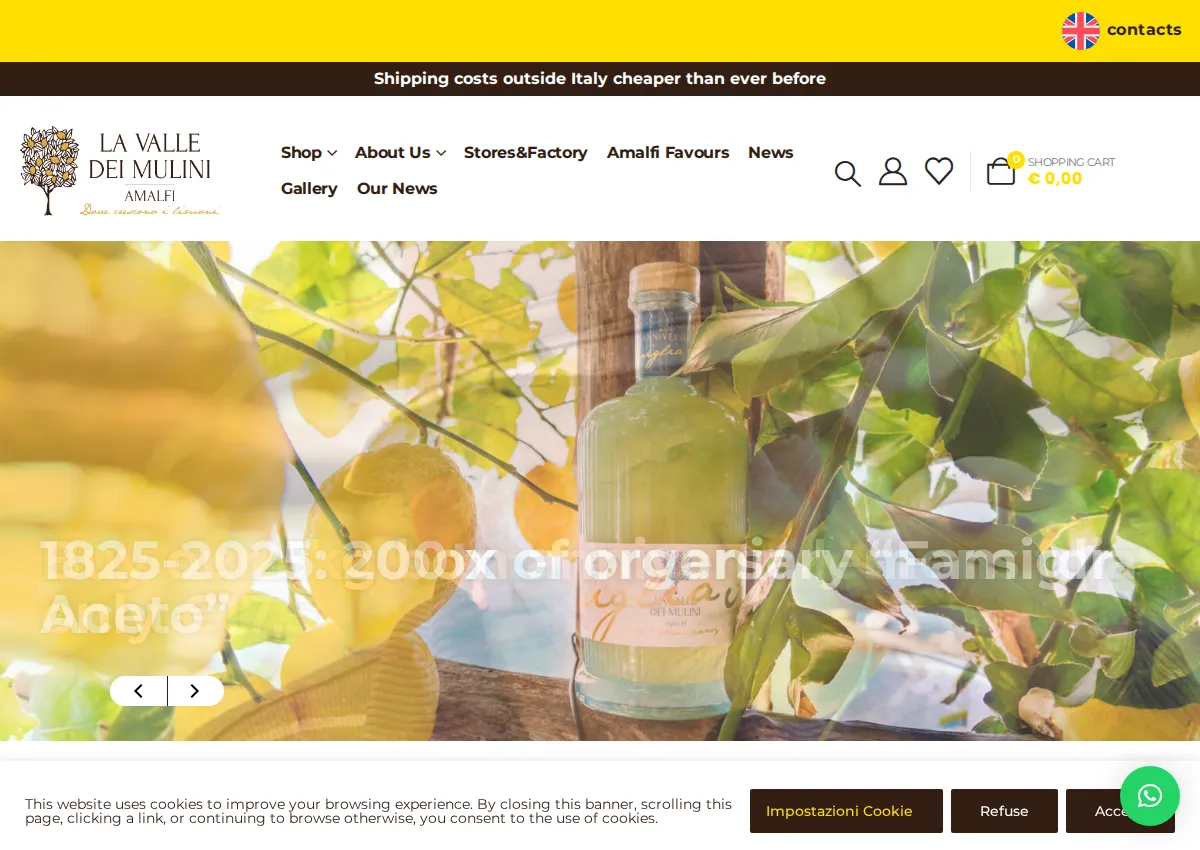Store homepage