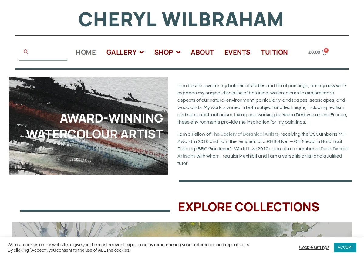Store homepage