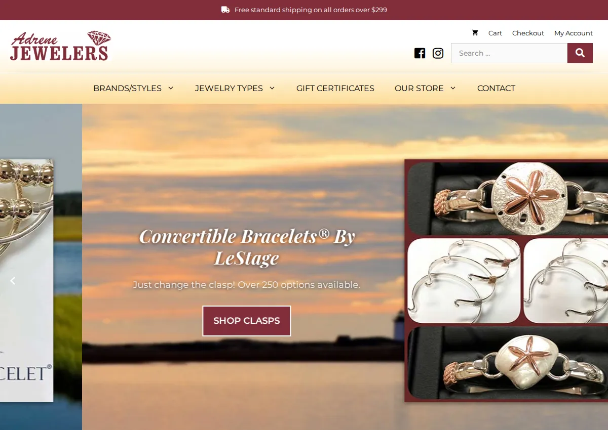 Store homepage