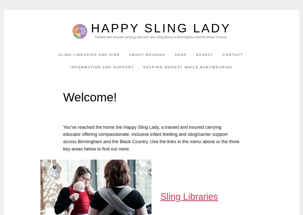 Store homepage