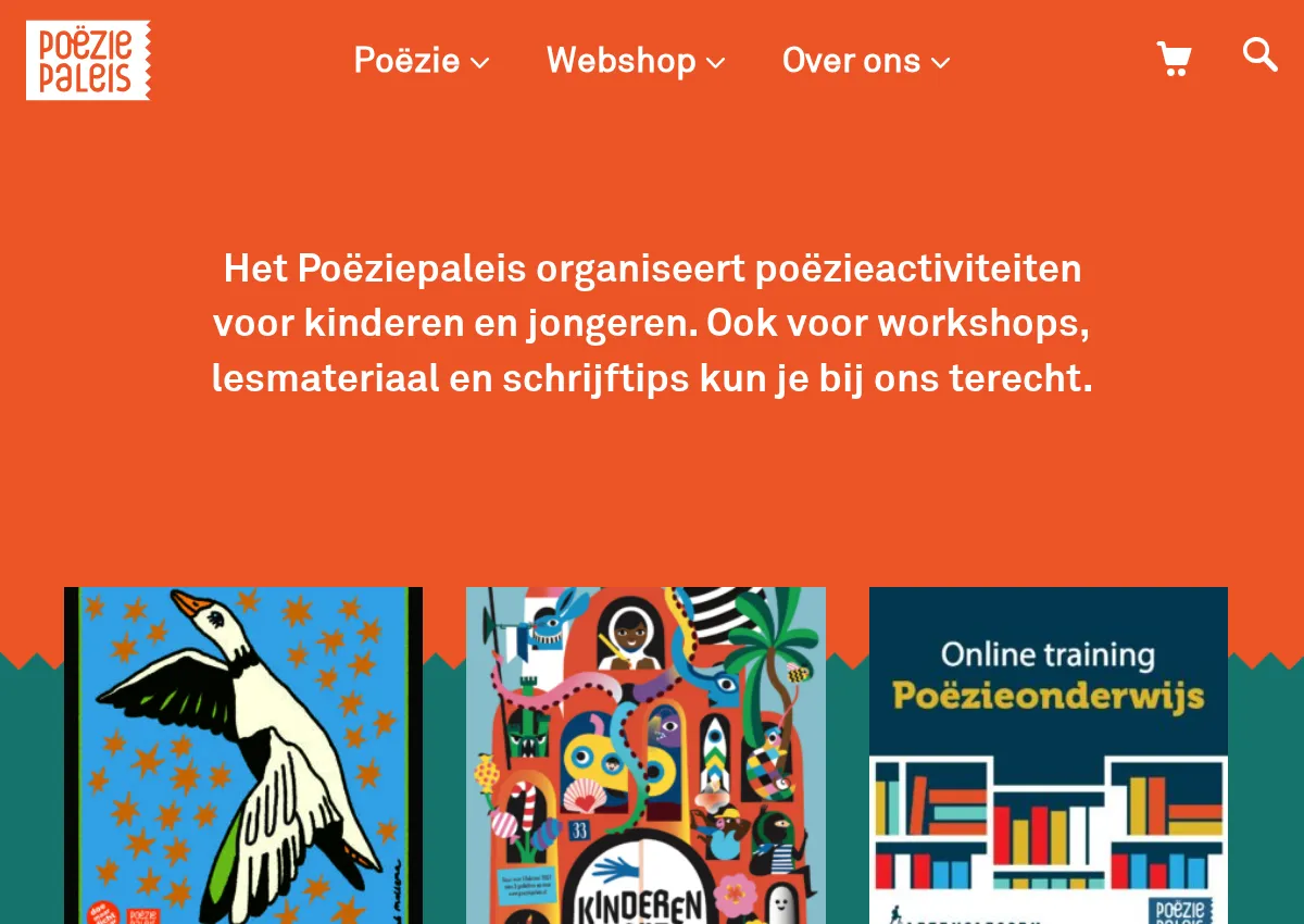 Store homepage