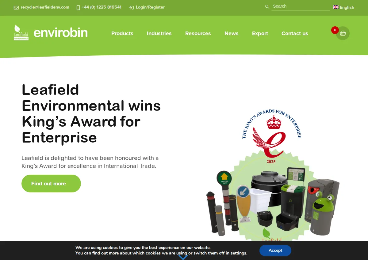 Store homepage