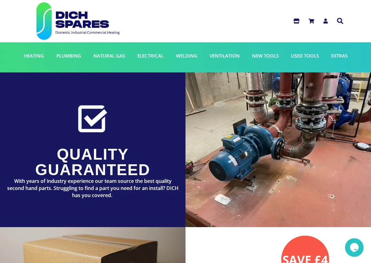 Store homepage