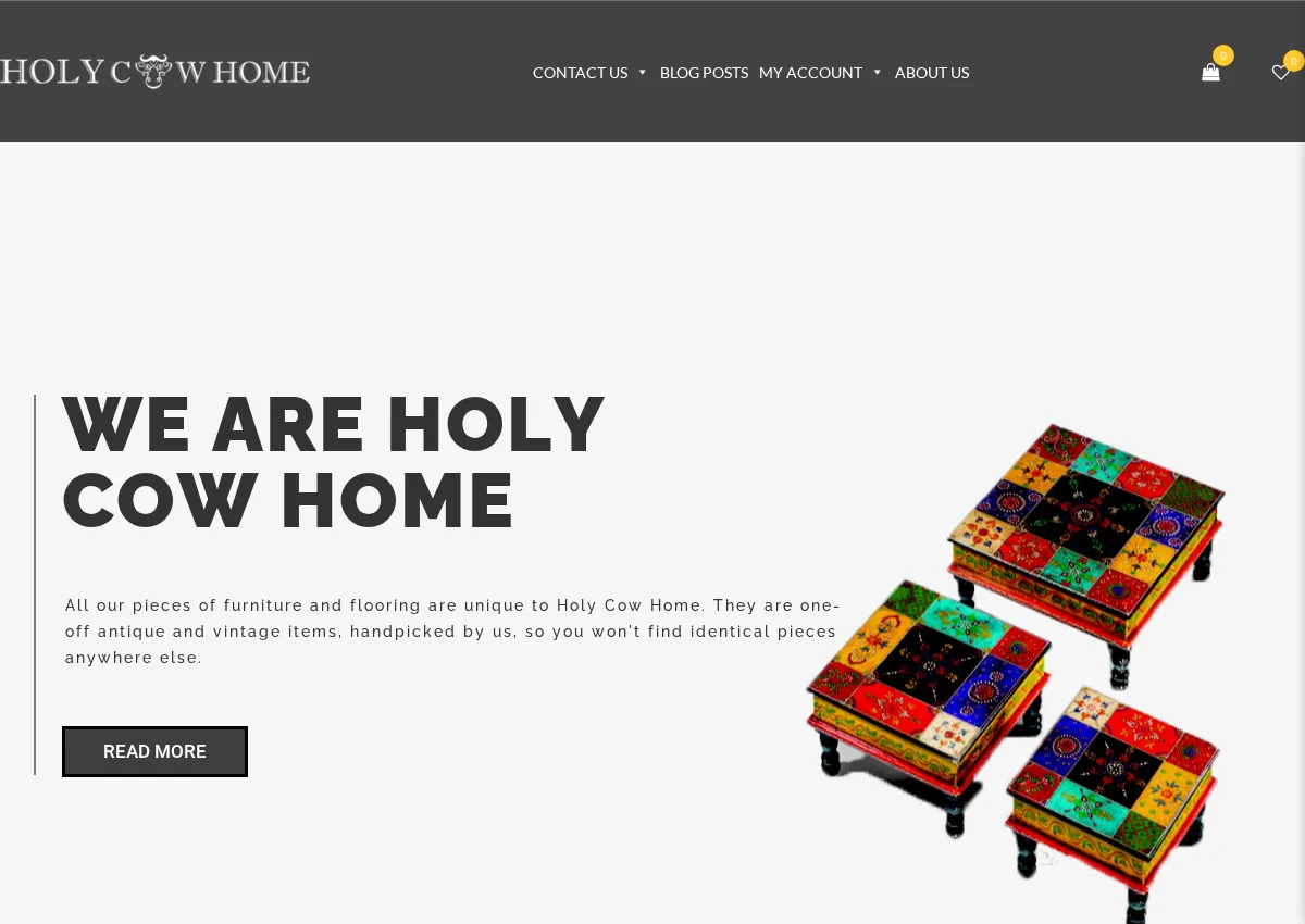 Store homepage