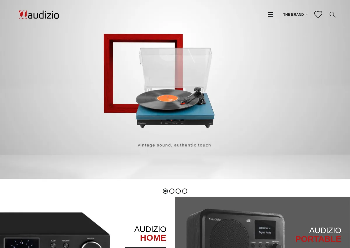 Store homepage