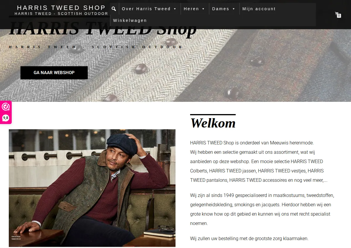 Store homepage