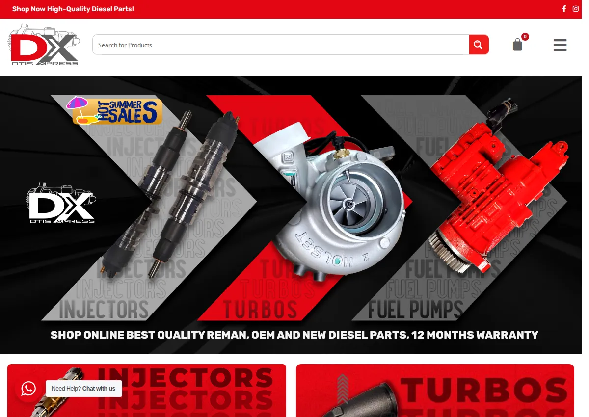 Store homepage