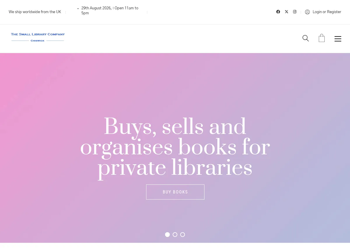 Store homepage