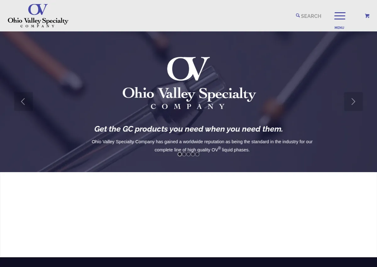 Store homepage