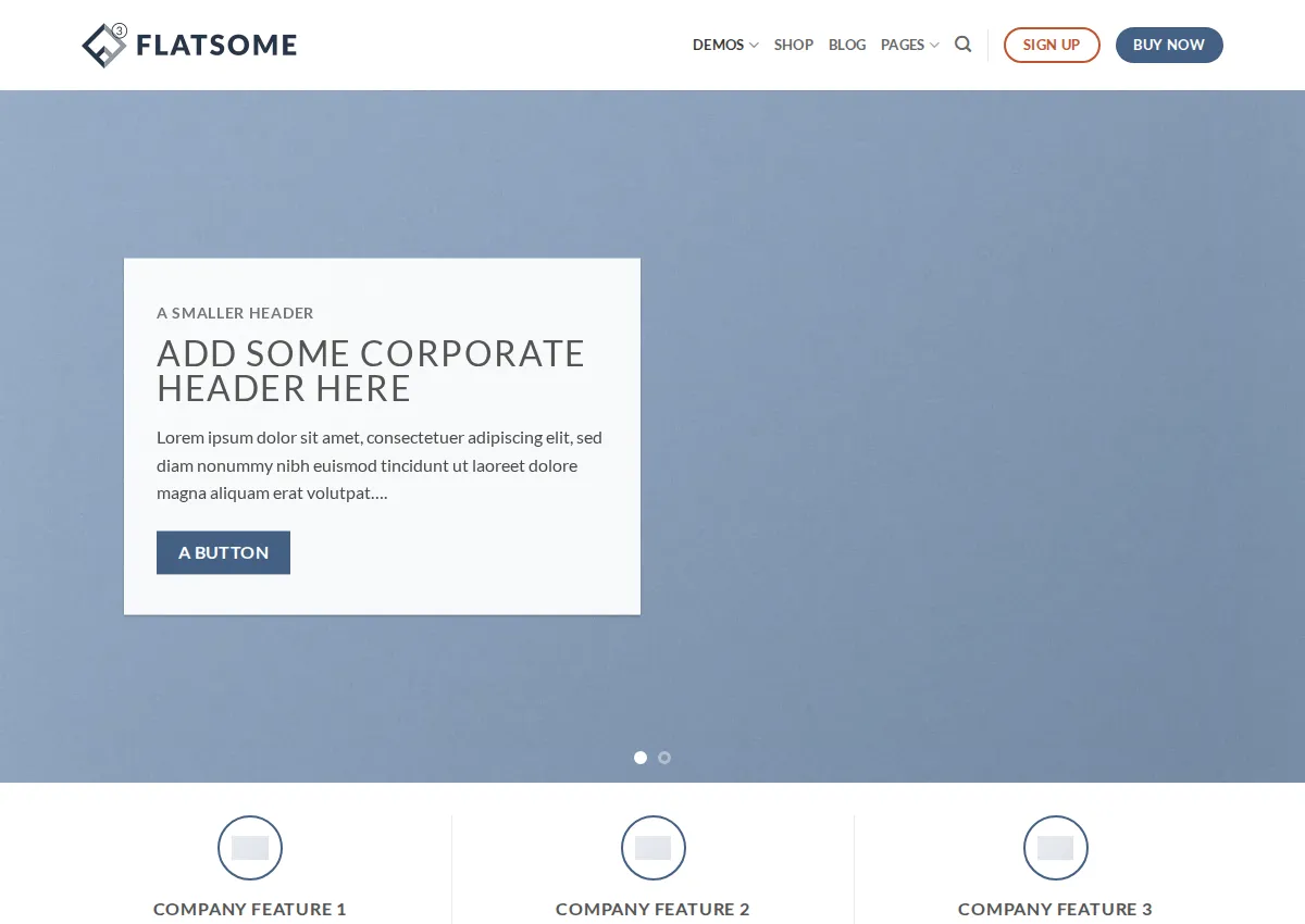 Store homepage