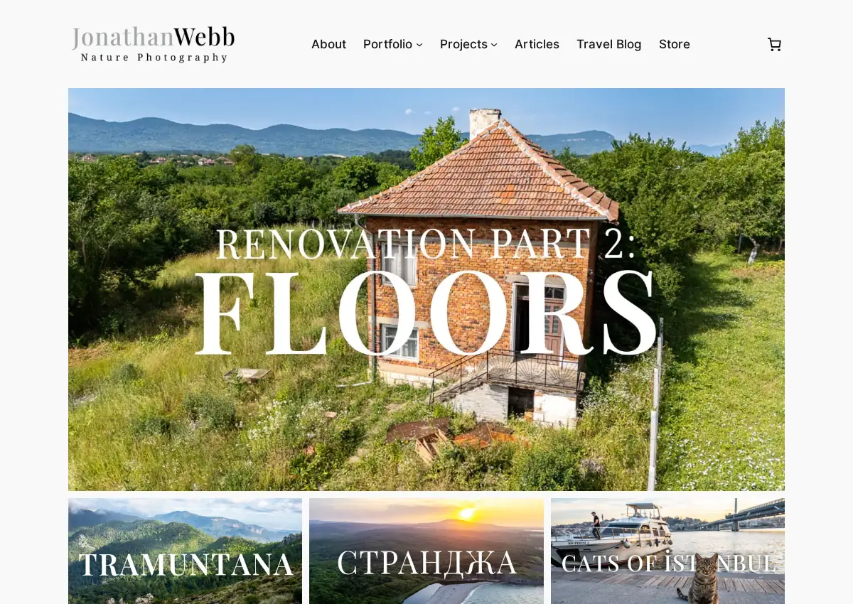 Store homepage