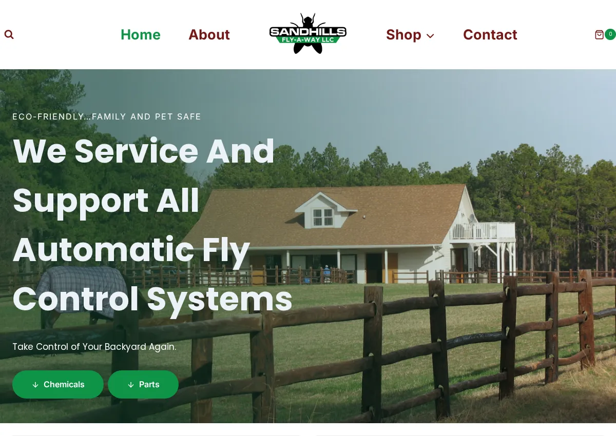 Store homepage