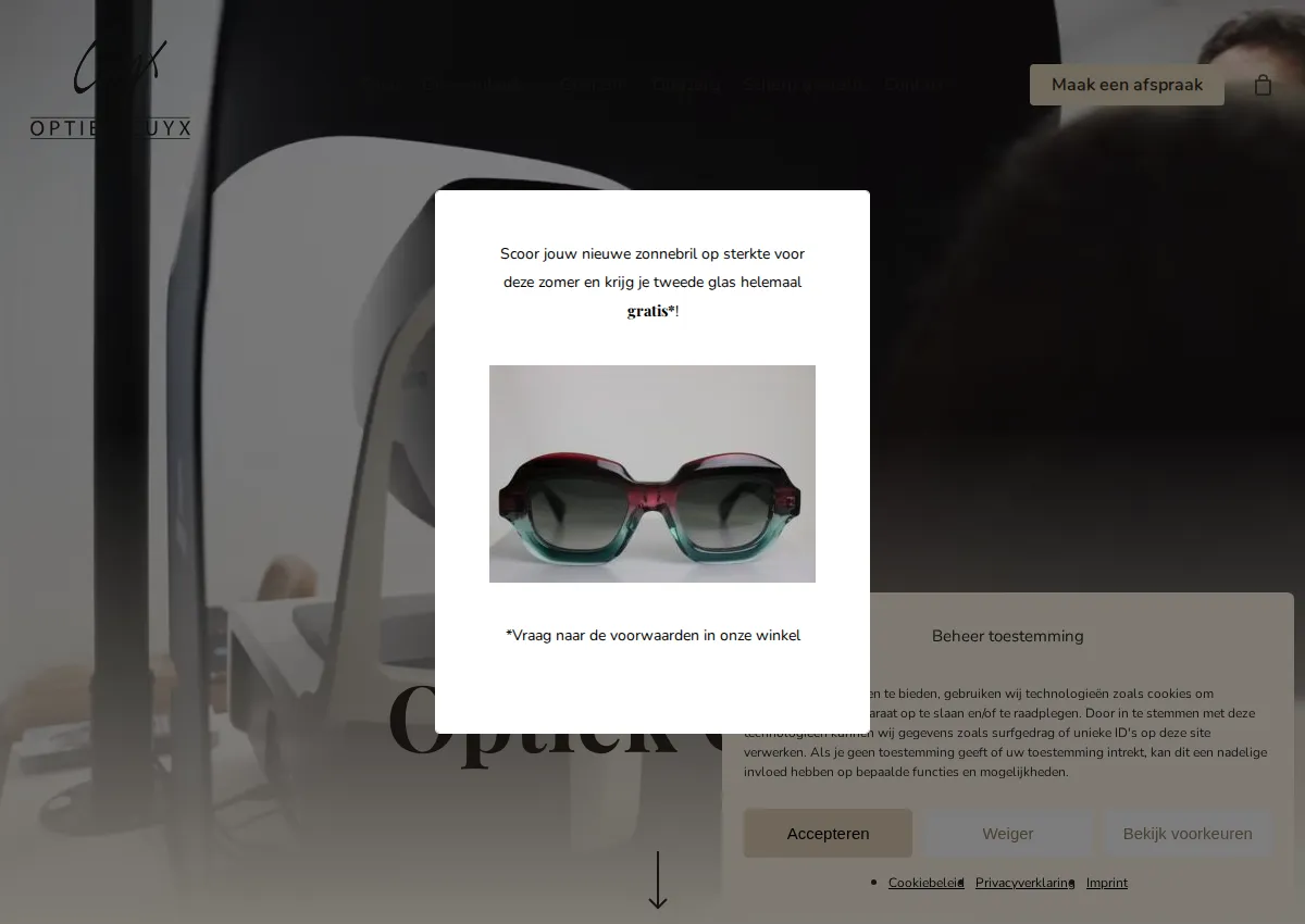 Store homepage