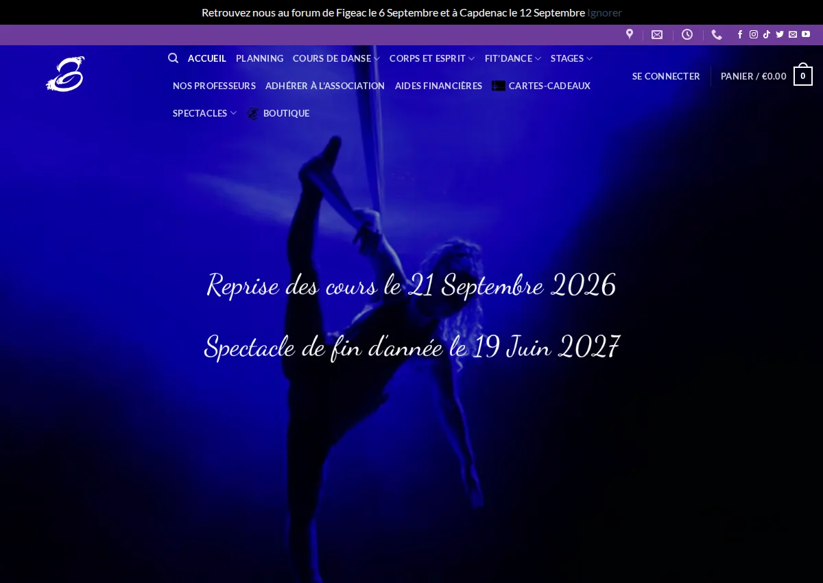 Store homepage