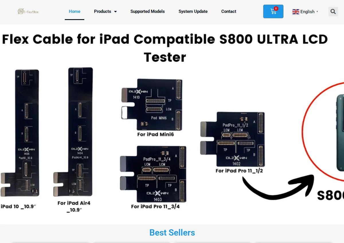 Store homepage