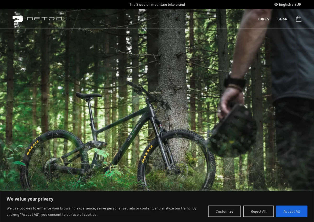 Store homepage