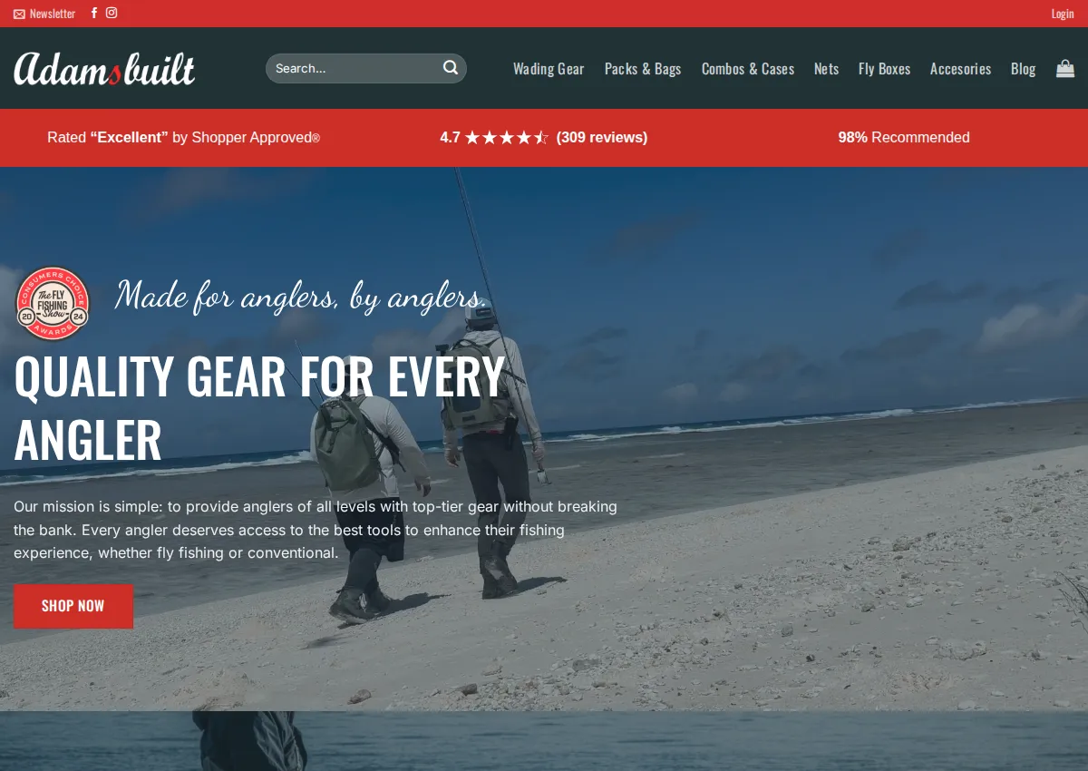 Store homepage