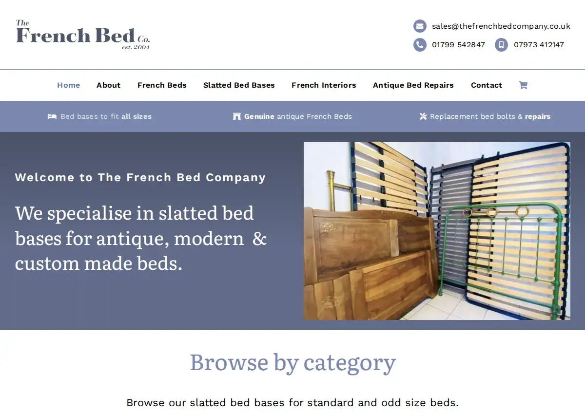 Store homepage