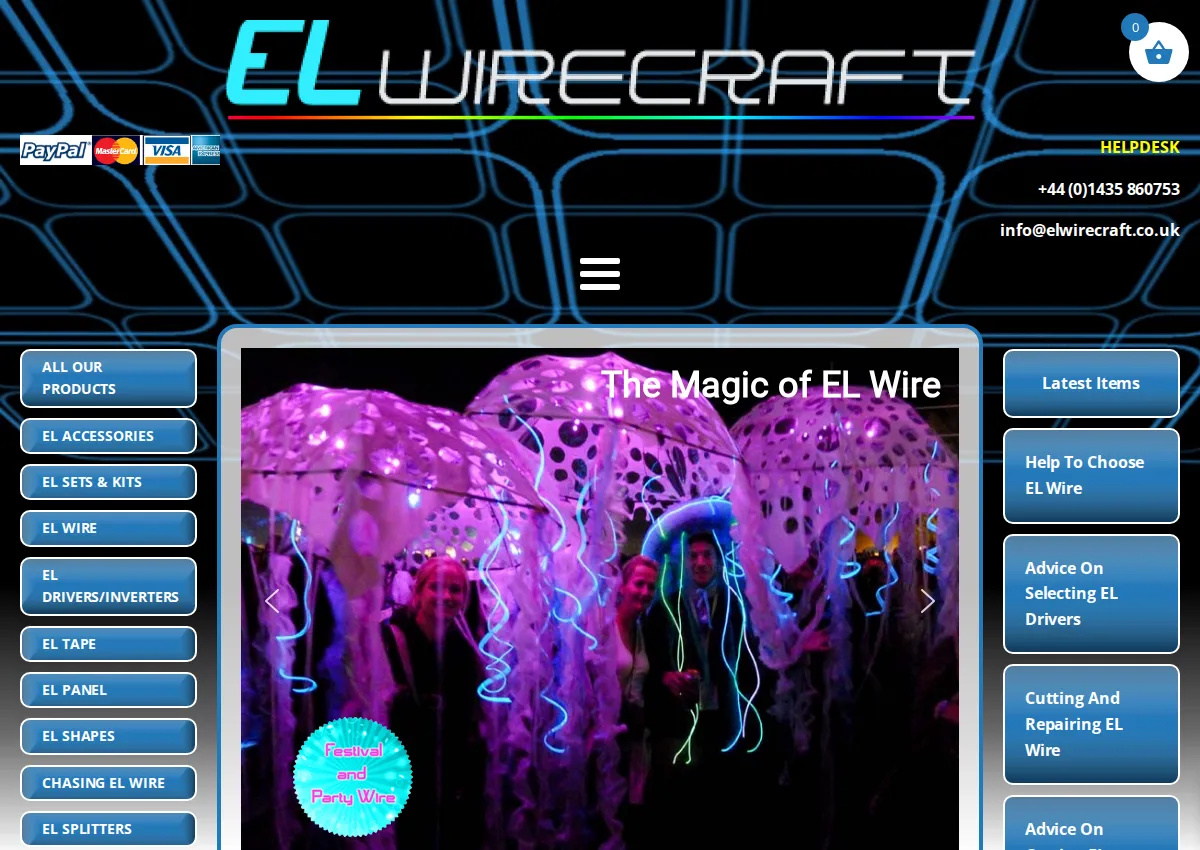 Store homepage