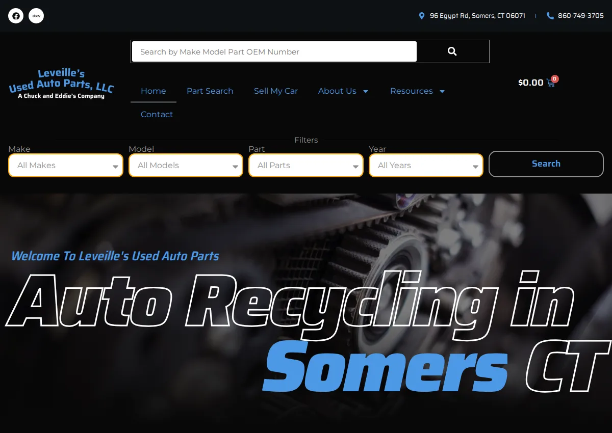 Store homepage