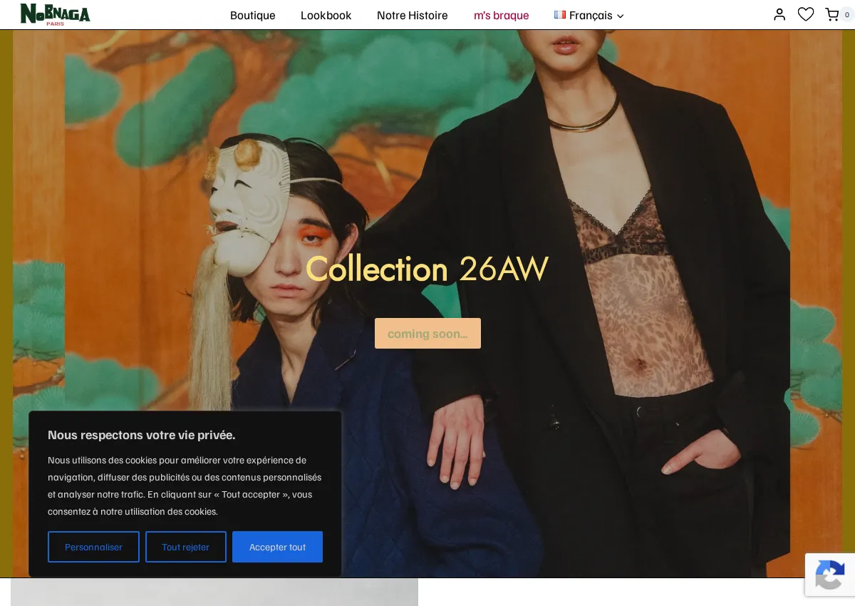 Store homepage