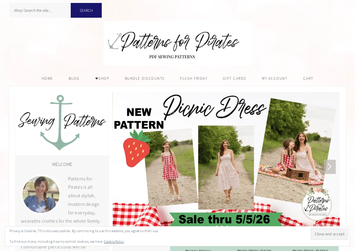 Store homepage
