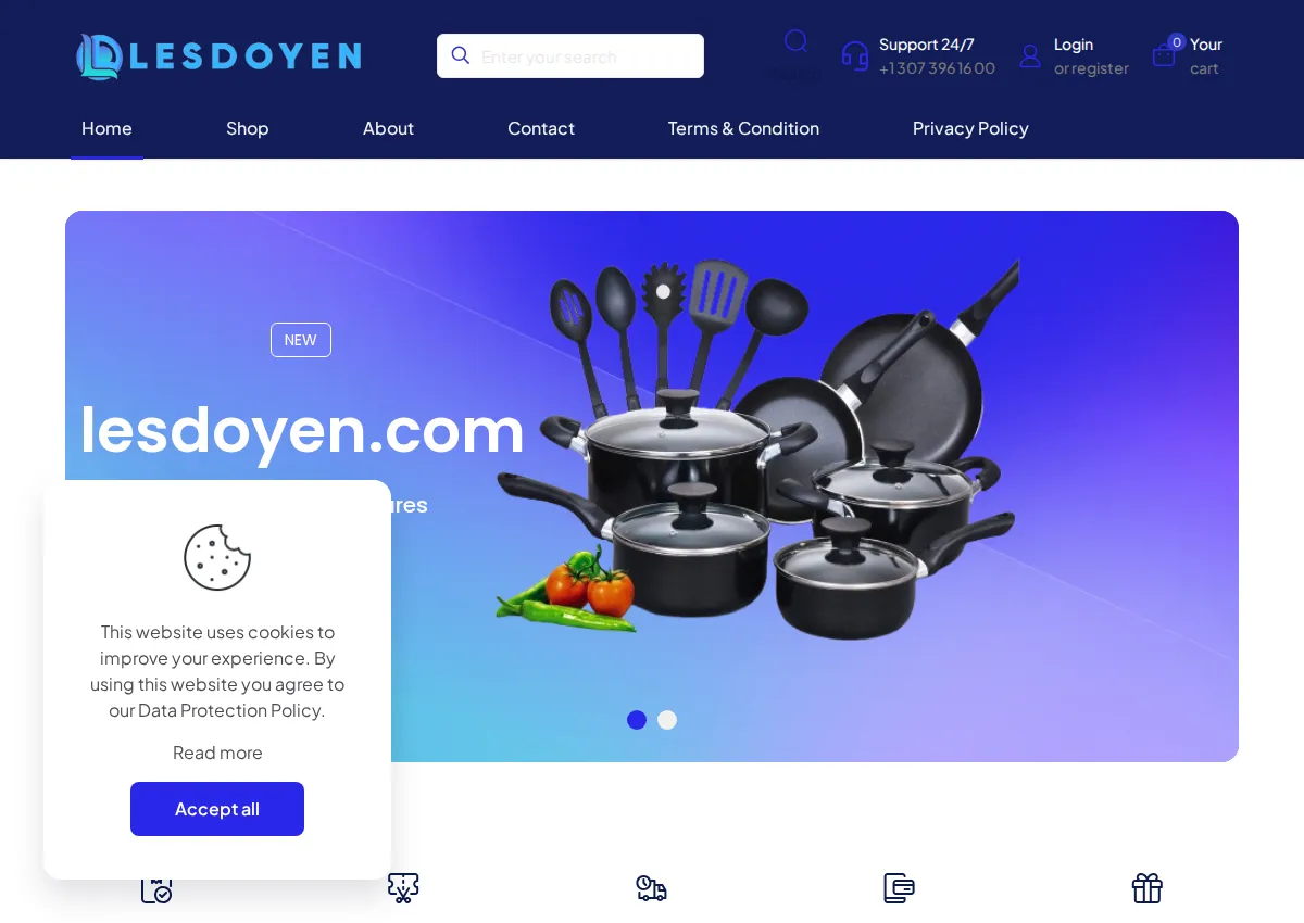 Store homepage