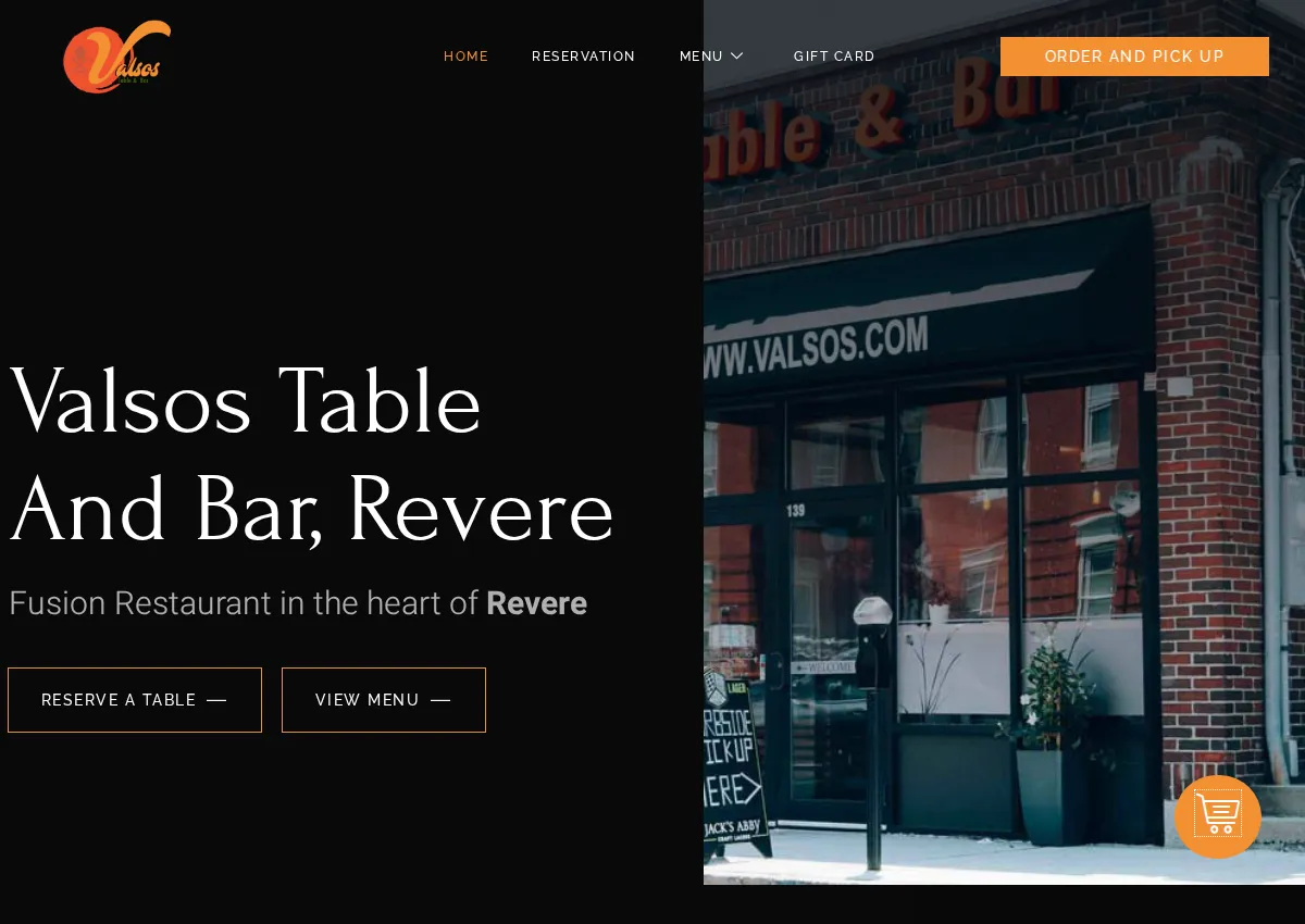 Store homepage