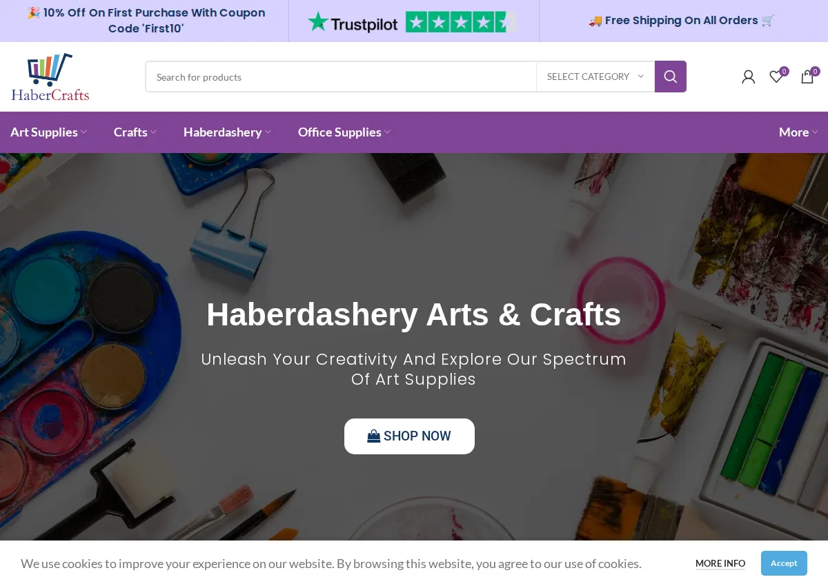 Store homepage