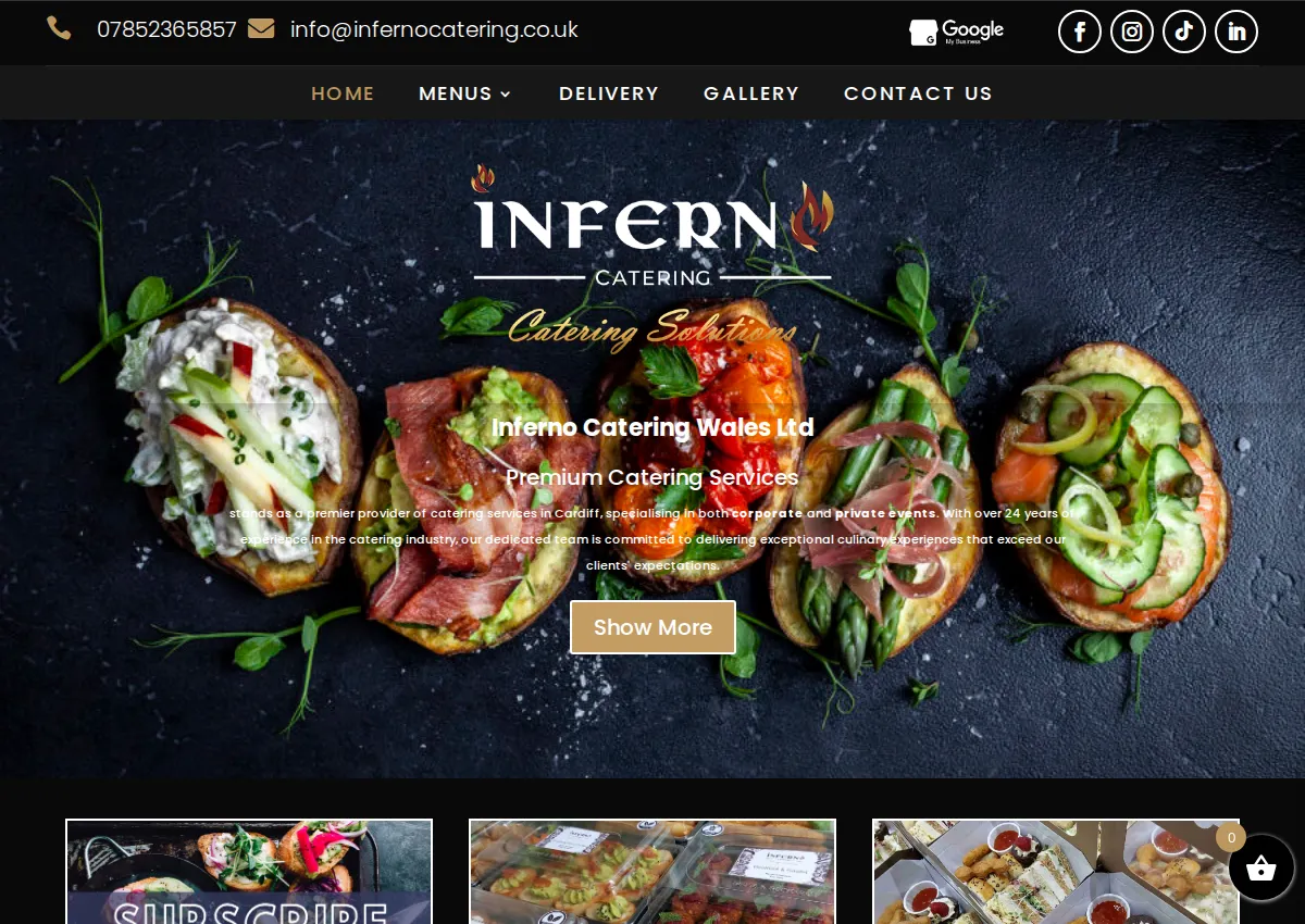 Store homepage