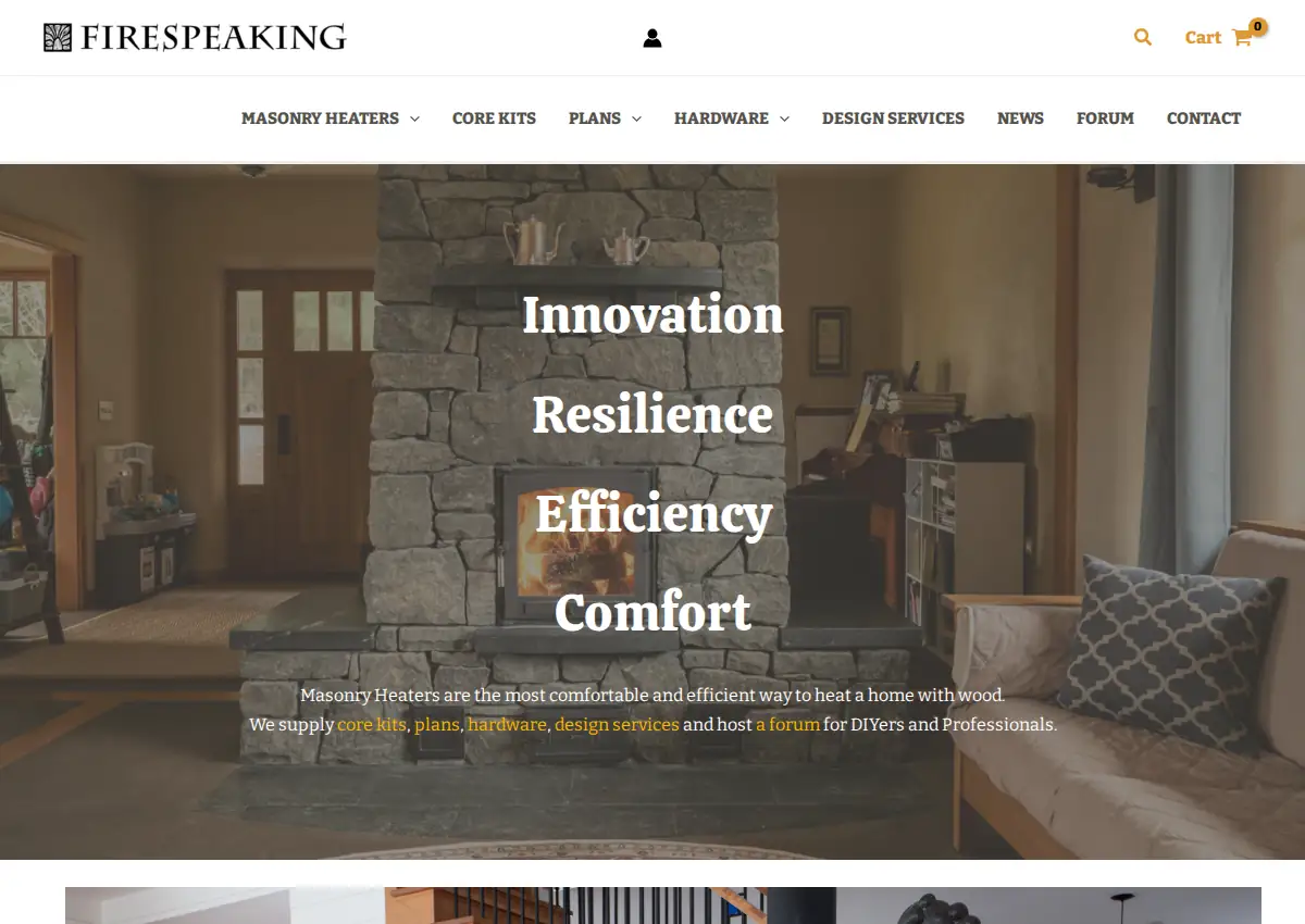 Store homepage