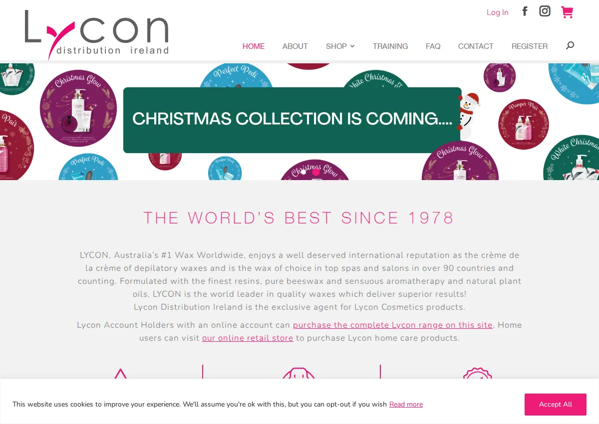 Store homepage