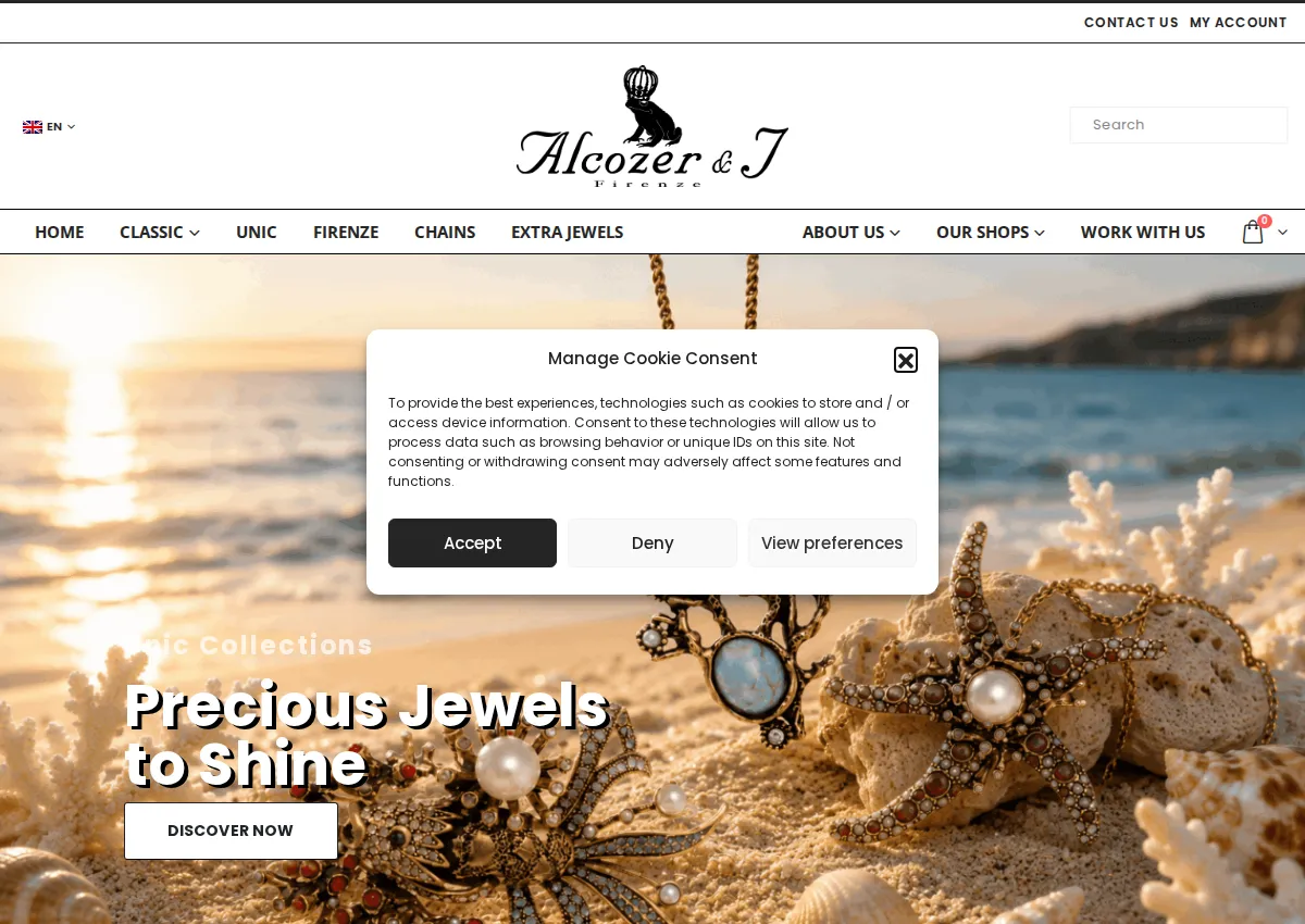 Store homepage
