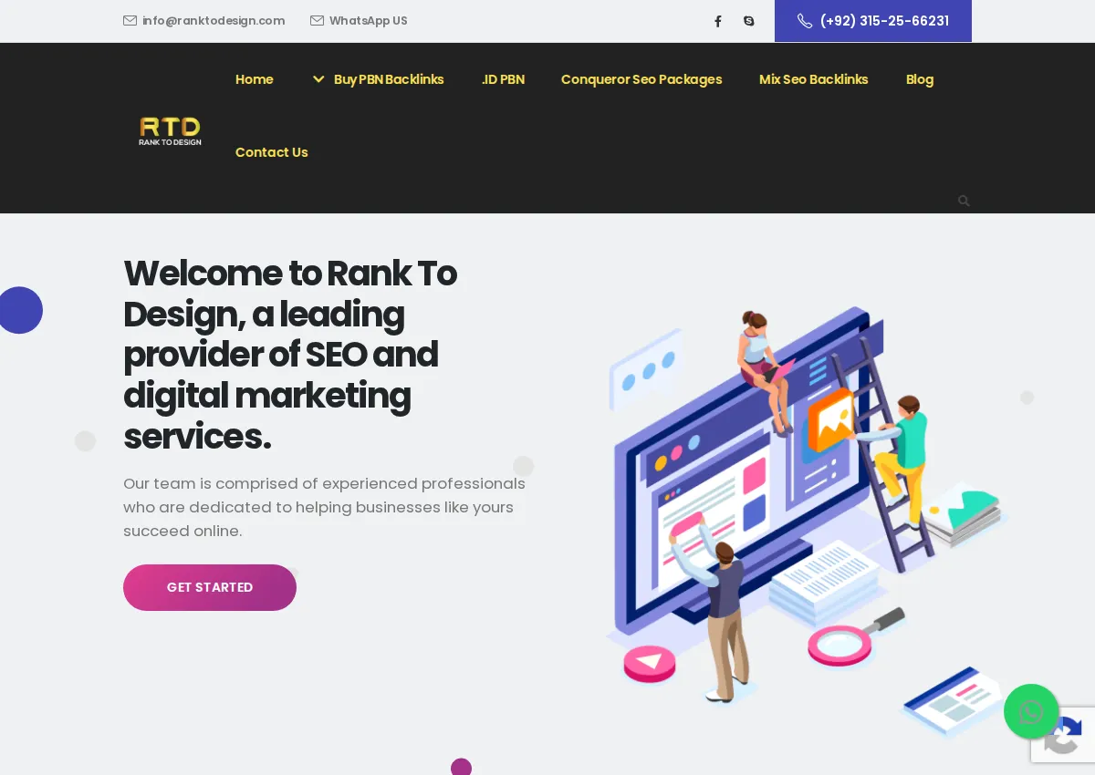 Store homepage