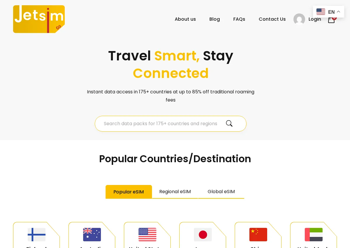 Store homepage