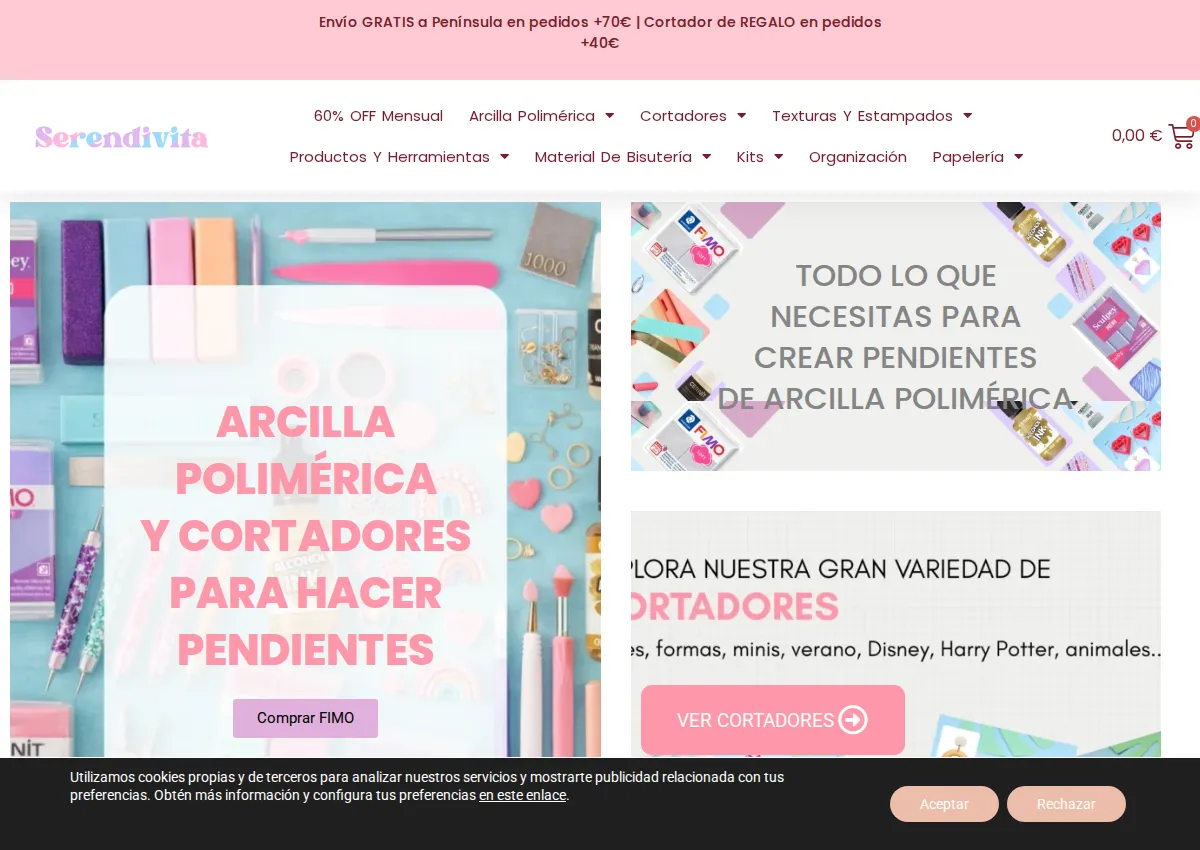 Store homepage