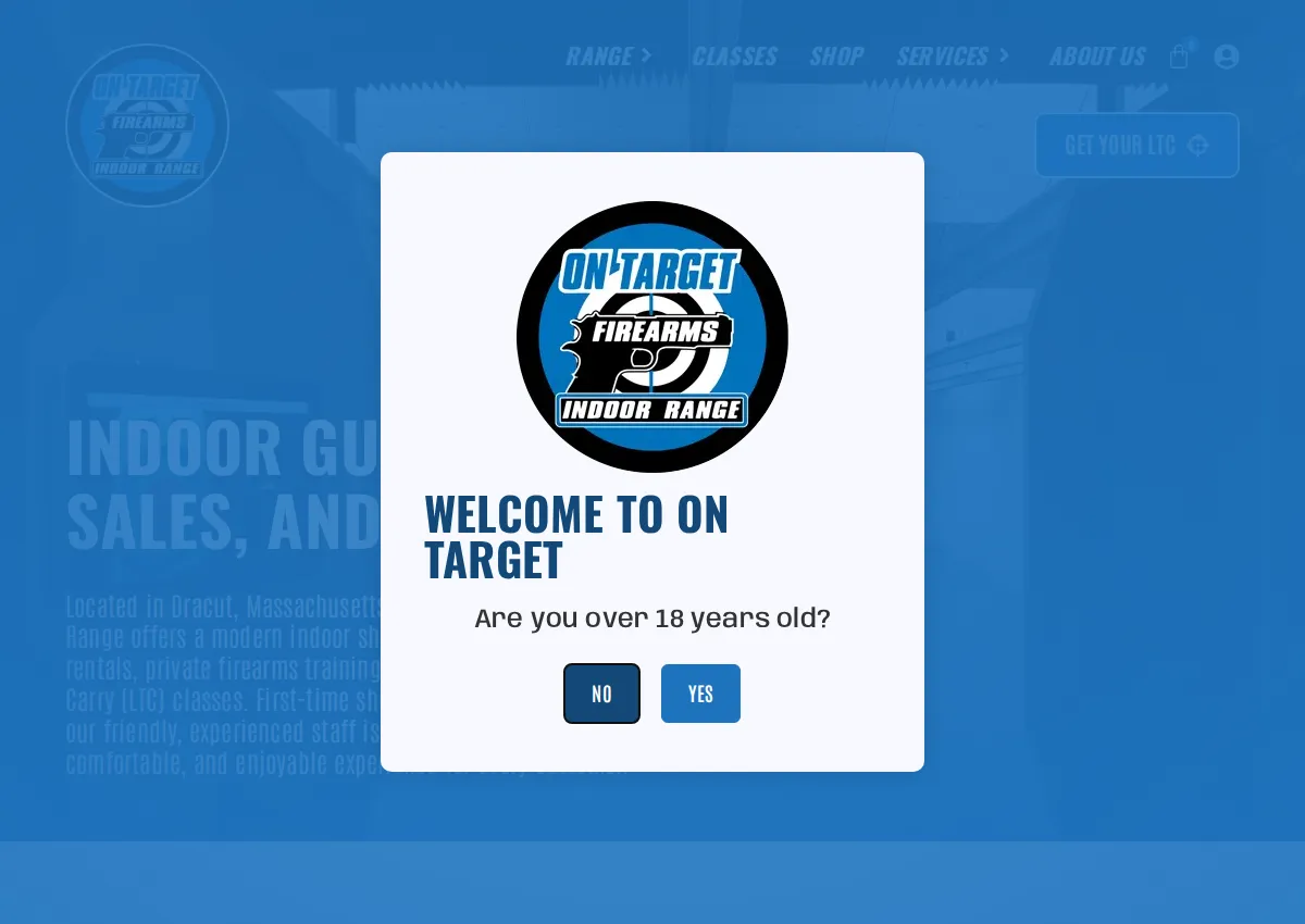 Store homepage