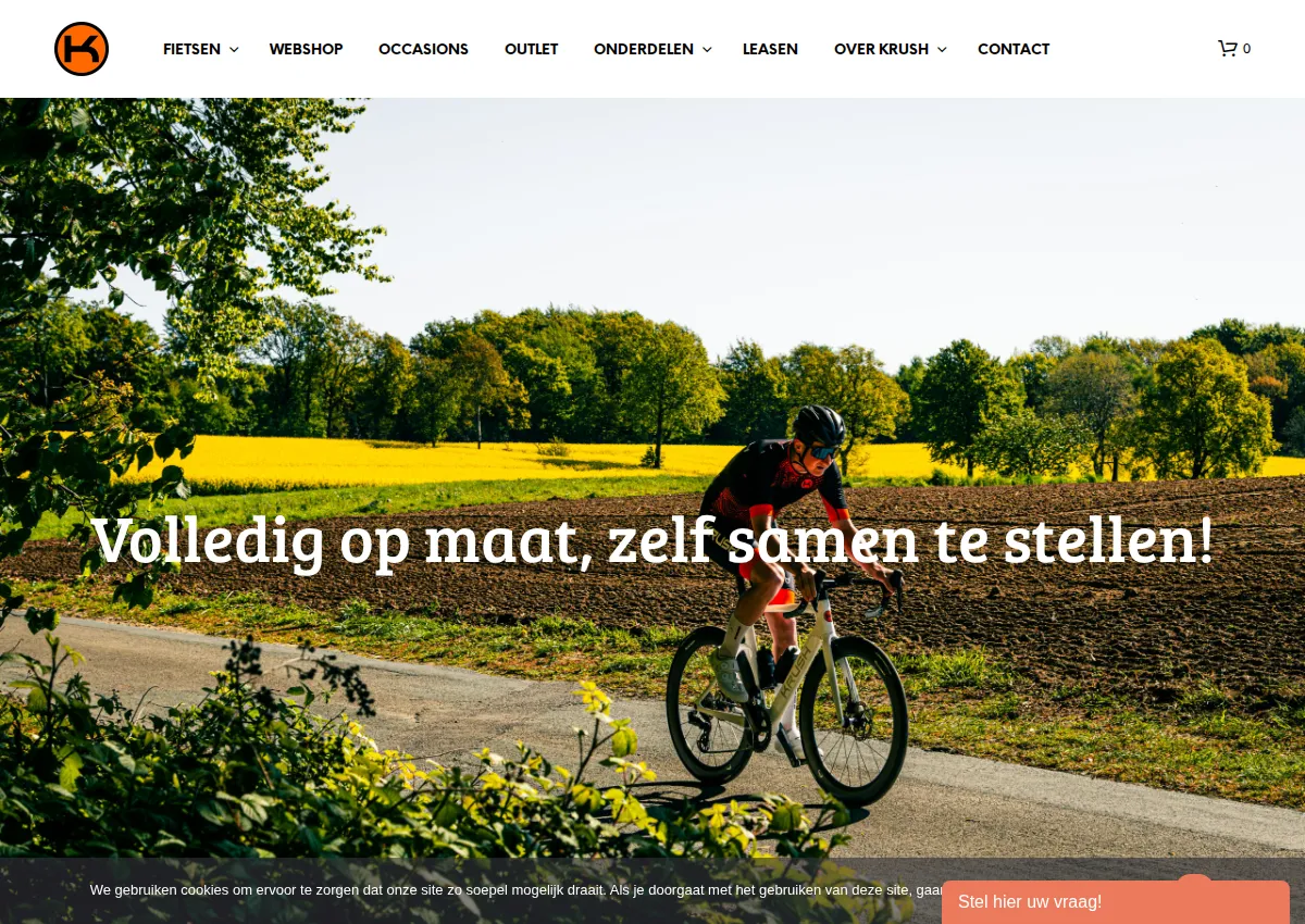 Store homepage