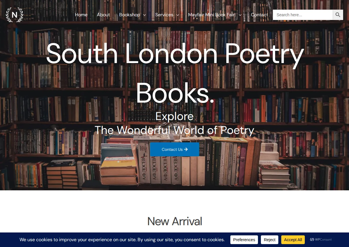 Store homepage