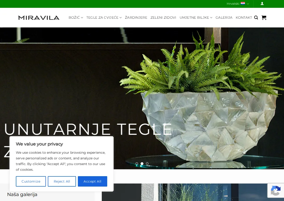 Store homepage