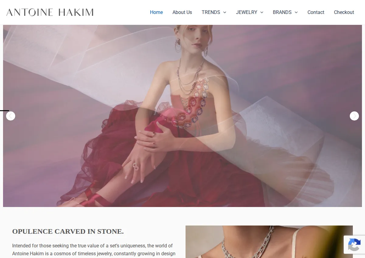 Store homepage