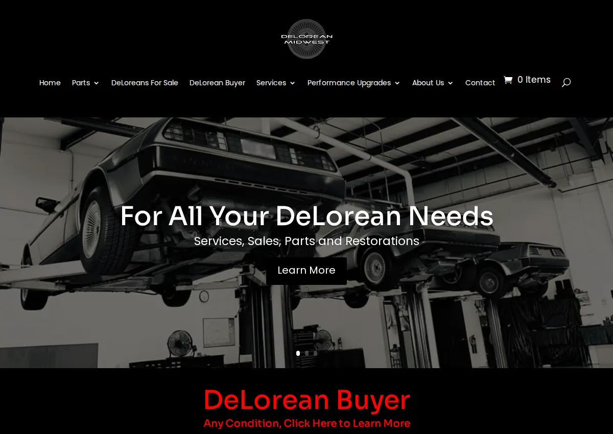 Store homepage
