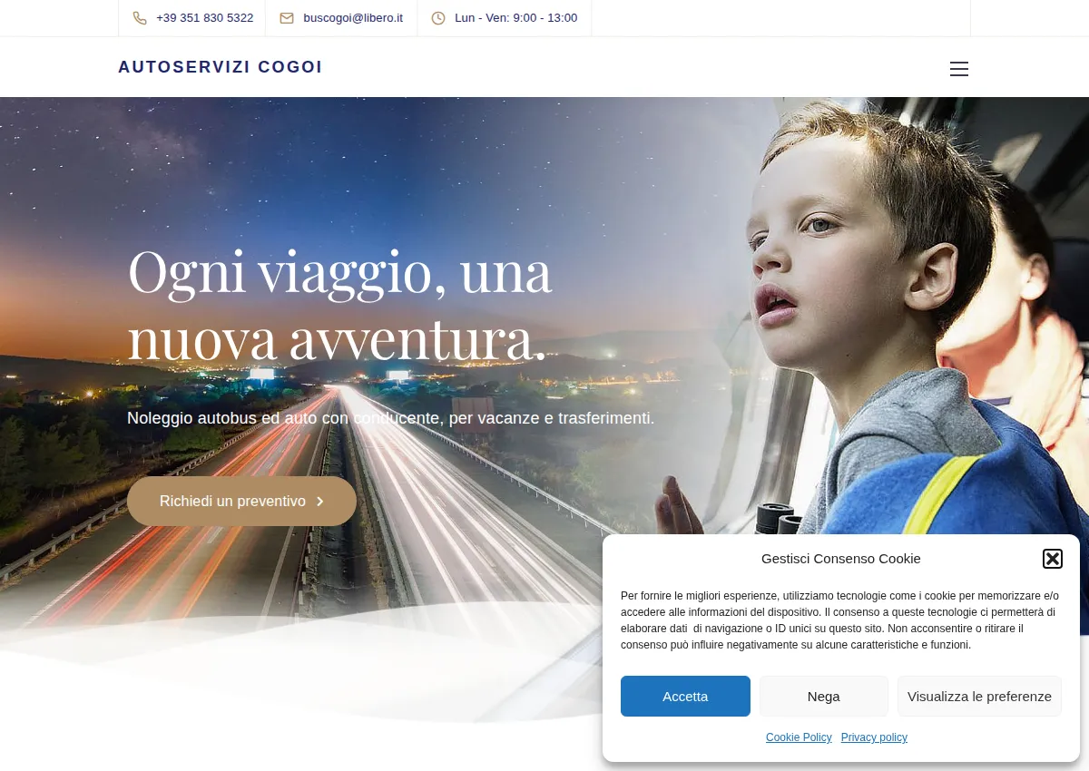 Store homepage