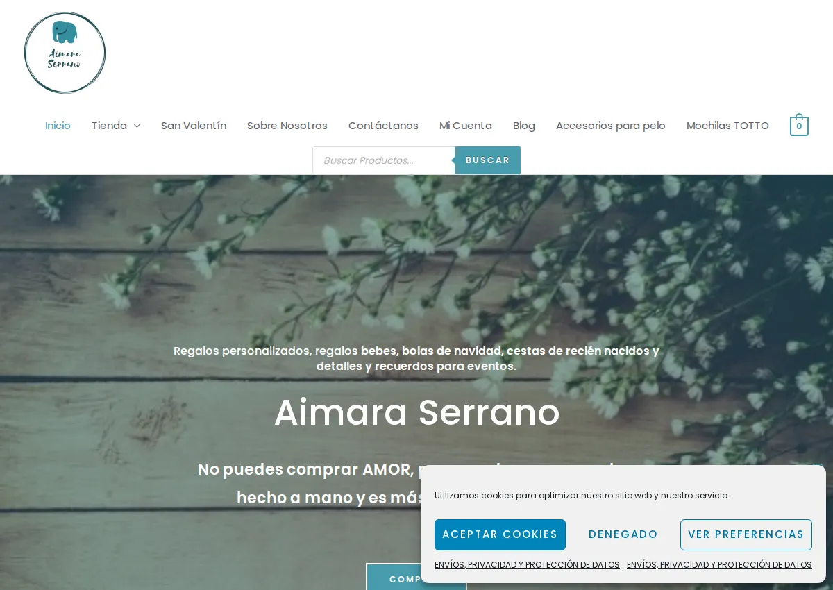 Store homepage