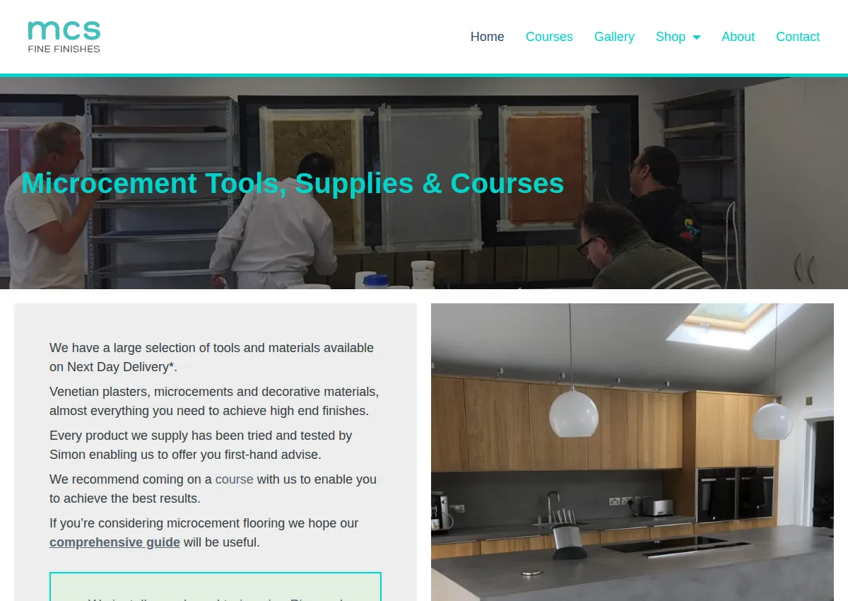Store homepage